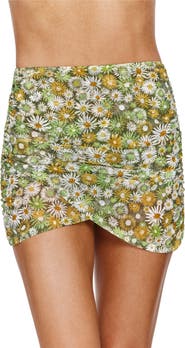 Flirtt Gottex Gardenia Mesh Skirt Cover-Up