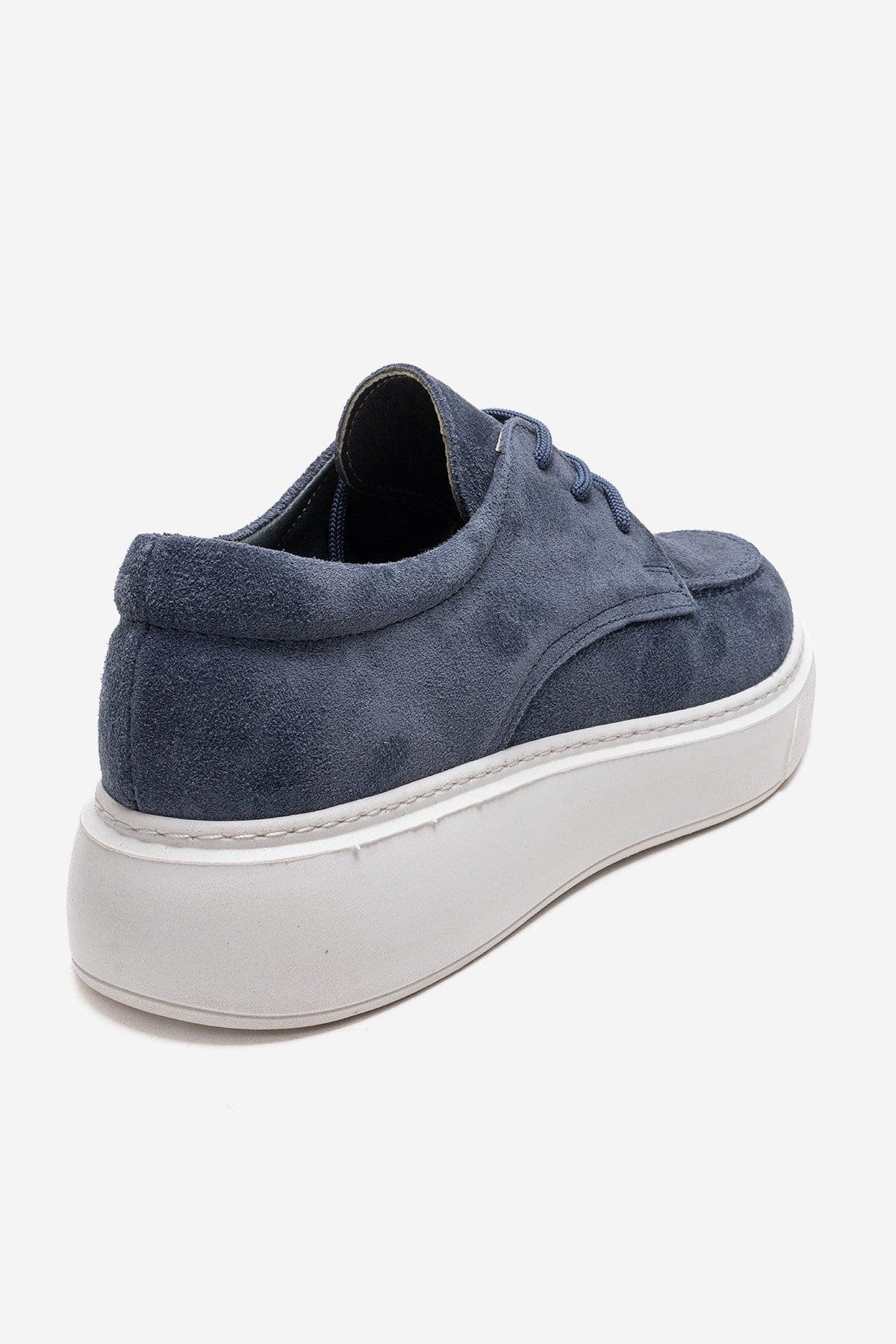 Mareon Leather Lace Up Sneaker, Alternate, color, Blue Suede