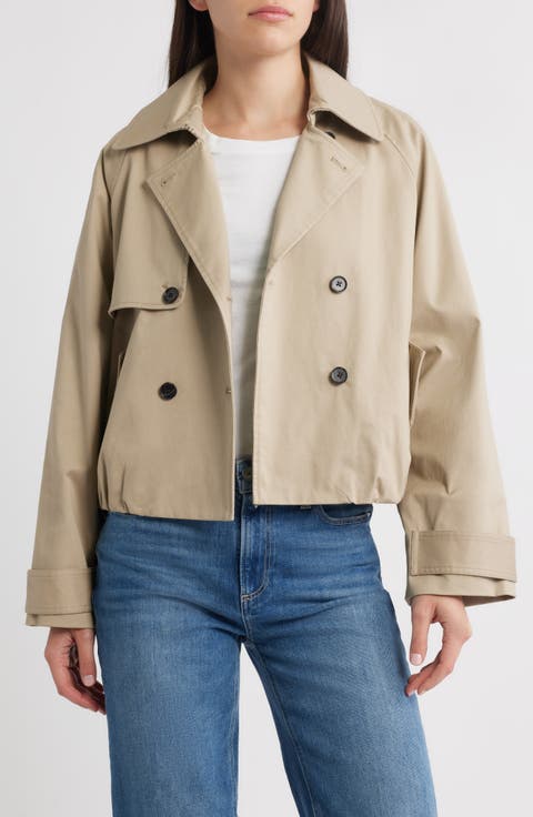 Jett Crop Trench Coat