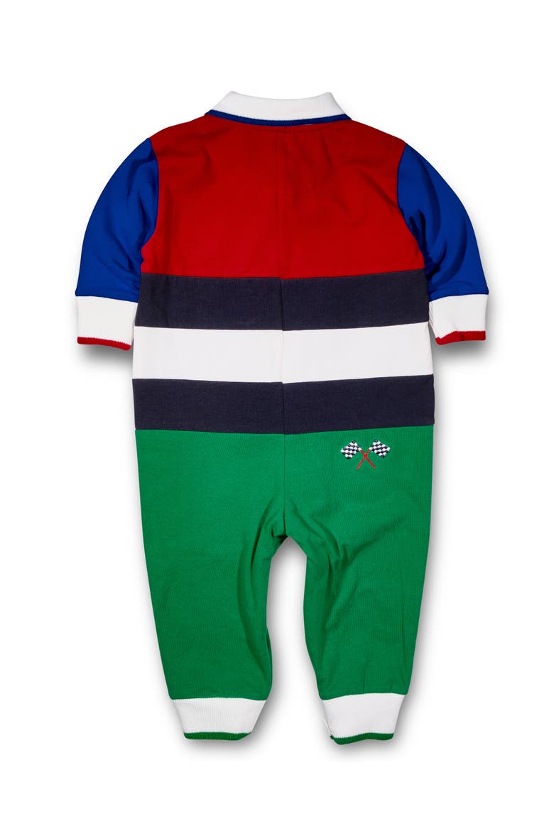 Jersey Knit Longall With Race Car, Alternate, color, Multicolor