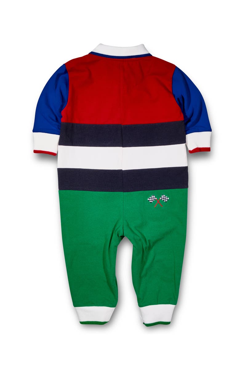 Florence Eiseman Jersey Knit Longall With Race Car, Alternate, color, Multicolor