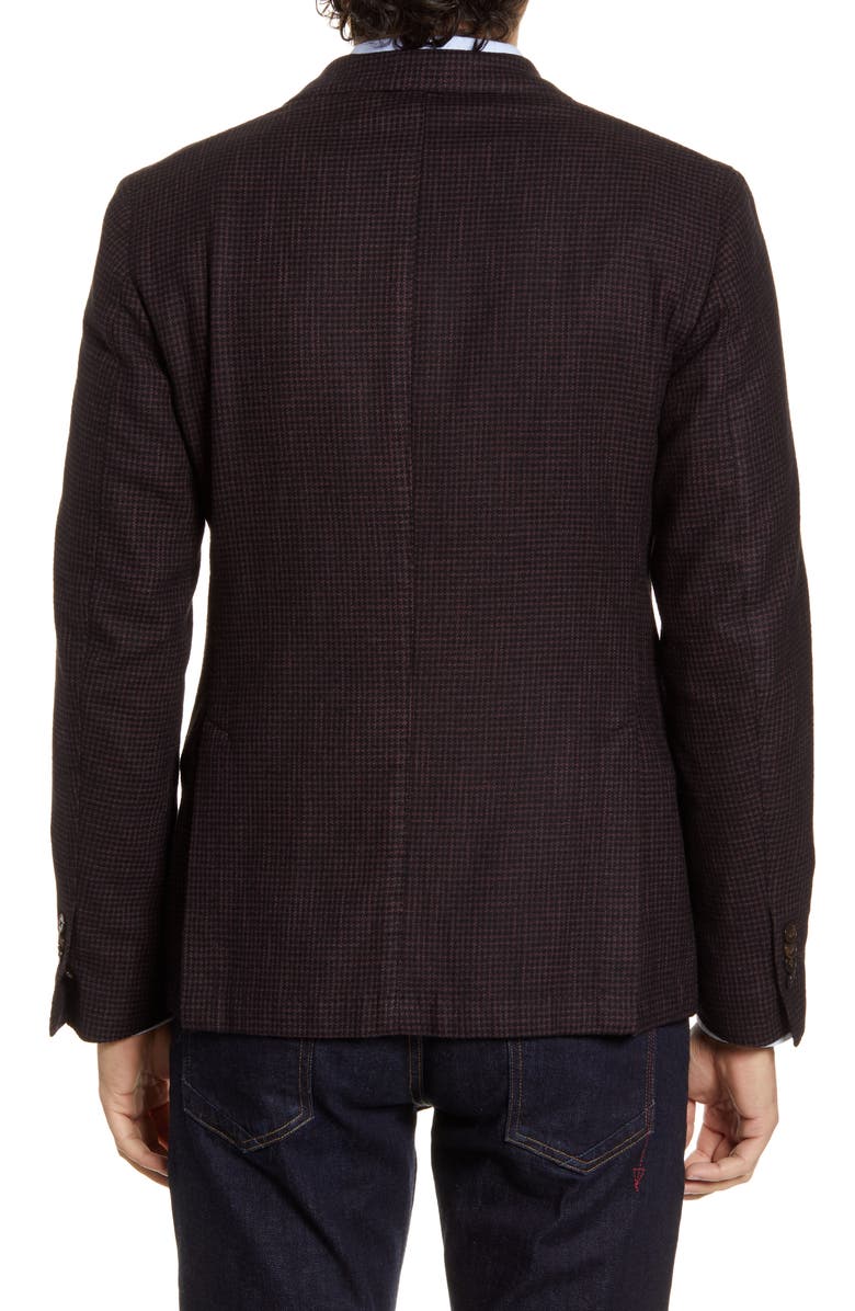 L.B.M. 1911 Trim Fit Houndstooth Cotton Blend Sport Coat, Alternate, color, 
