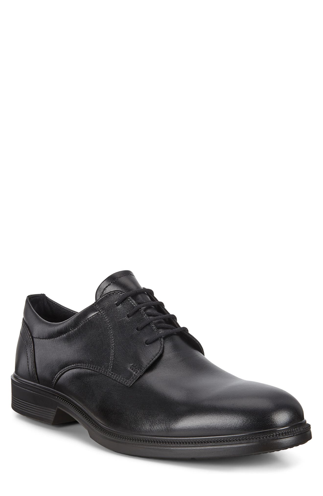 ECCO Maitland Plain Toe Leather Derby, Main, color, 