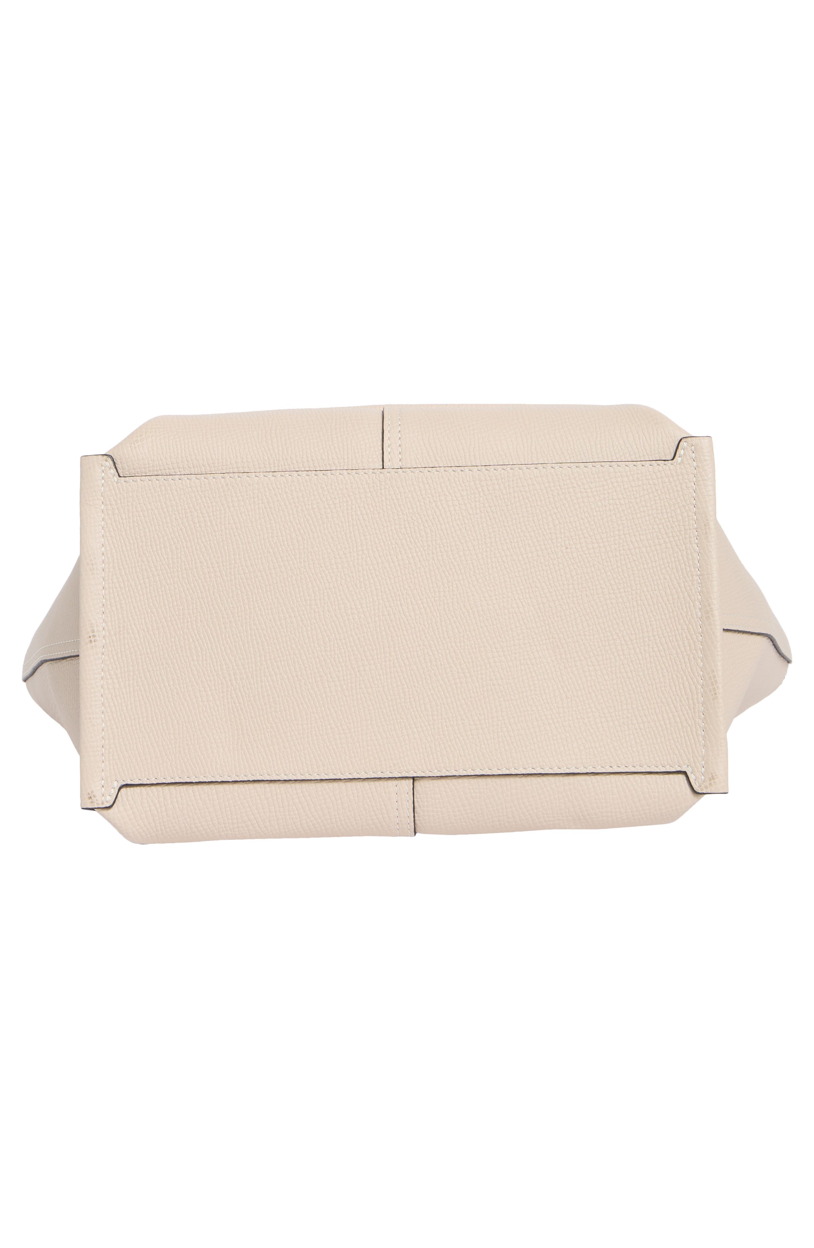Longchamp Mailbox Medium Leather Top Handle Bag, Alternate, color, Chalk