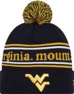 New Era Men's New Era Navy West Virginia Mountaineers Marquee Cuffed Knit Hat with Pom