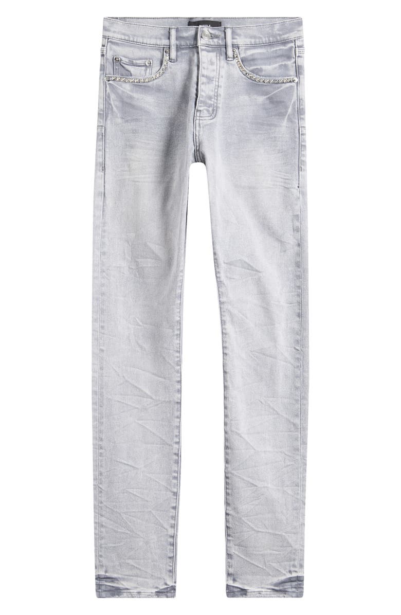 PURPLE BRAND P005 Alloy Studs Slim Straight Jeans, Alternate, color, Grey
