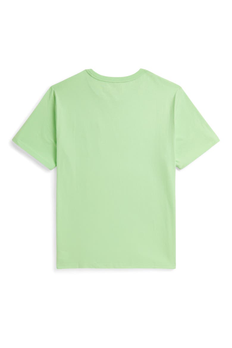 Kids' Cotton Jersey Pocket T-Shirt, Alternate, color, KEY LIME