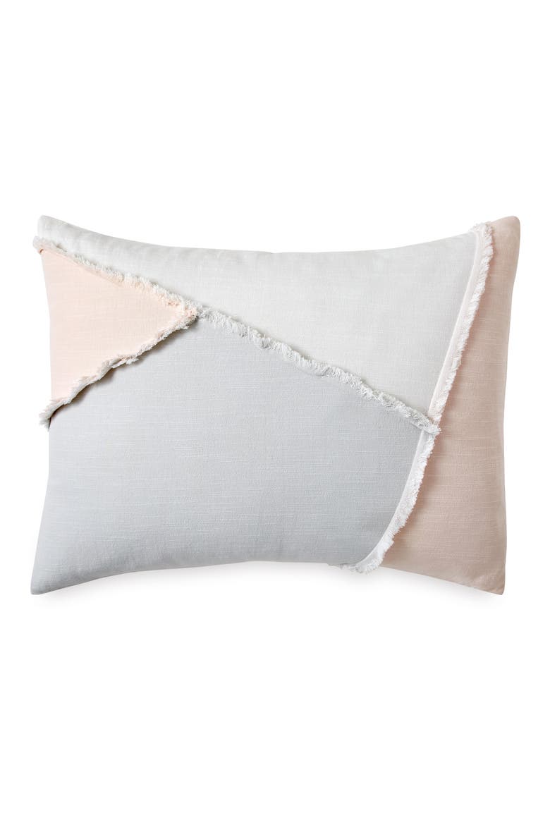 Colorblock Fringe Comforter & Sham Set, Alternate, color, MULTI