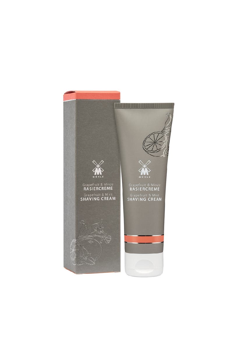 MÜHLE Grapefruit & Mint Shaving Cream, Main, color, White