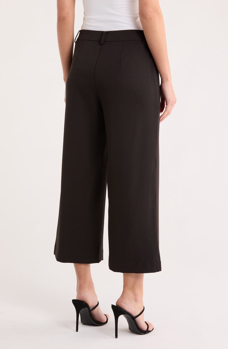 Nicole Miller High Waist Cropped Pants, Alternate, color,