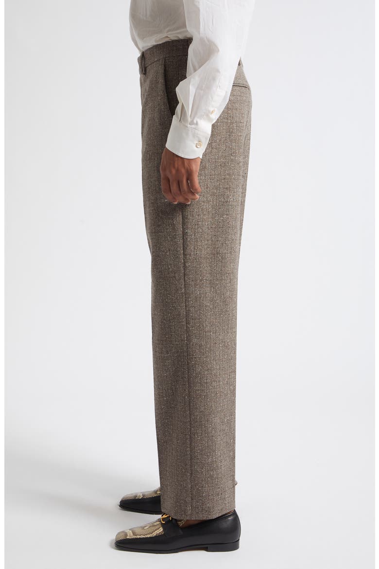 Straight Leg Trousers, Alternate, color, GREY MULTI