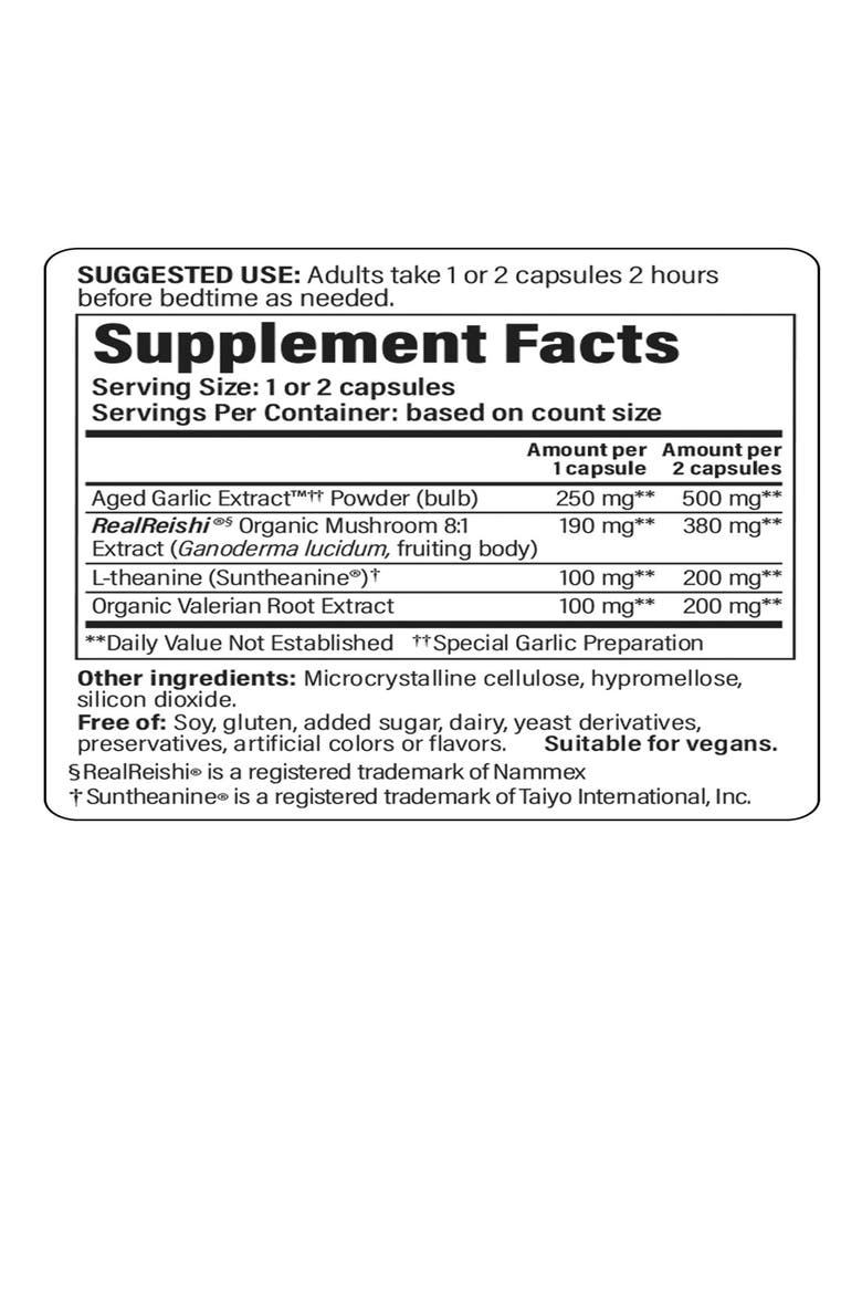 Sleep Mushroom Supplement for Restful Sleep and Relaxation 30 capsules, Alternate, color, None