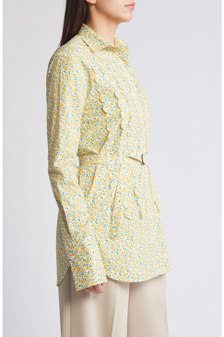 x Liberty London Island Girl Cotton Shirt (Nordstrom Exclusive), Alternate, color, LEMON BLOSSOM