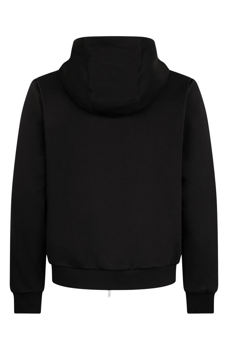 Moose Knuckles Garnier Air Down Hybrid Hooded Jacket, Alternate, color, Black/ Black