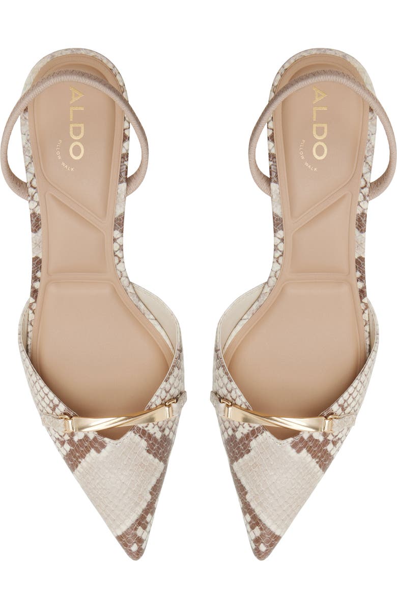 ALDO Lianya Slingback Pointed Toe Pump, Alternate, color, Brown Multi