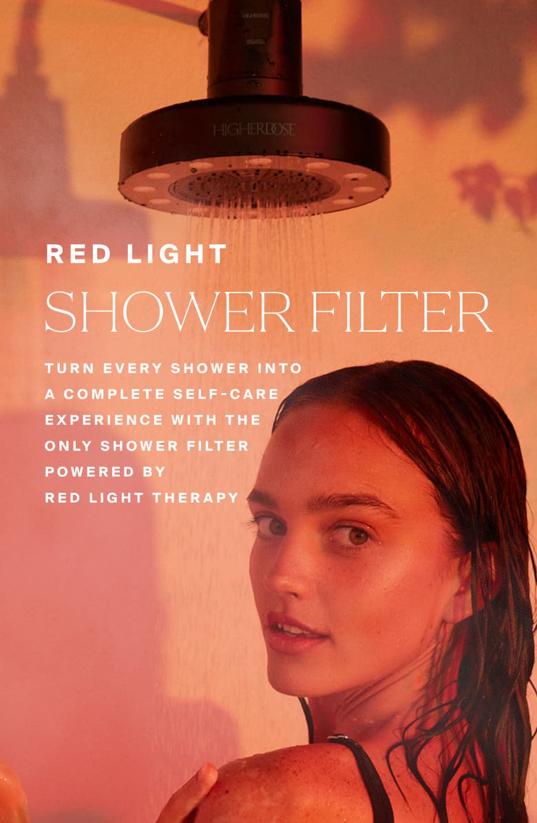 HigherDOSE Red Light Shower Filter, Main, color, 