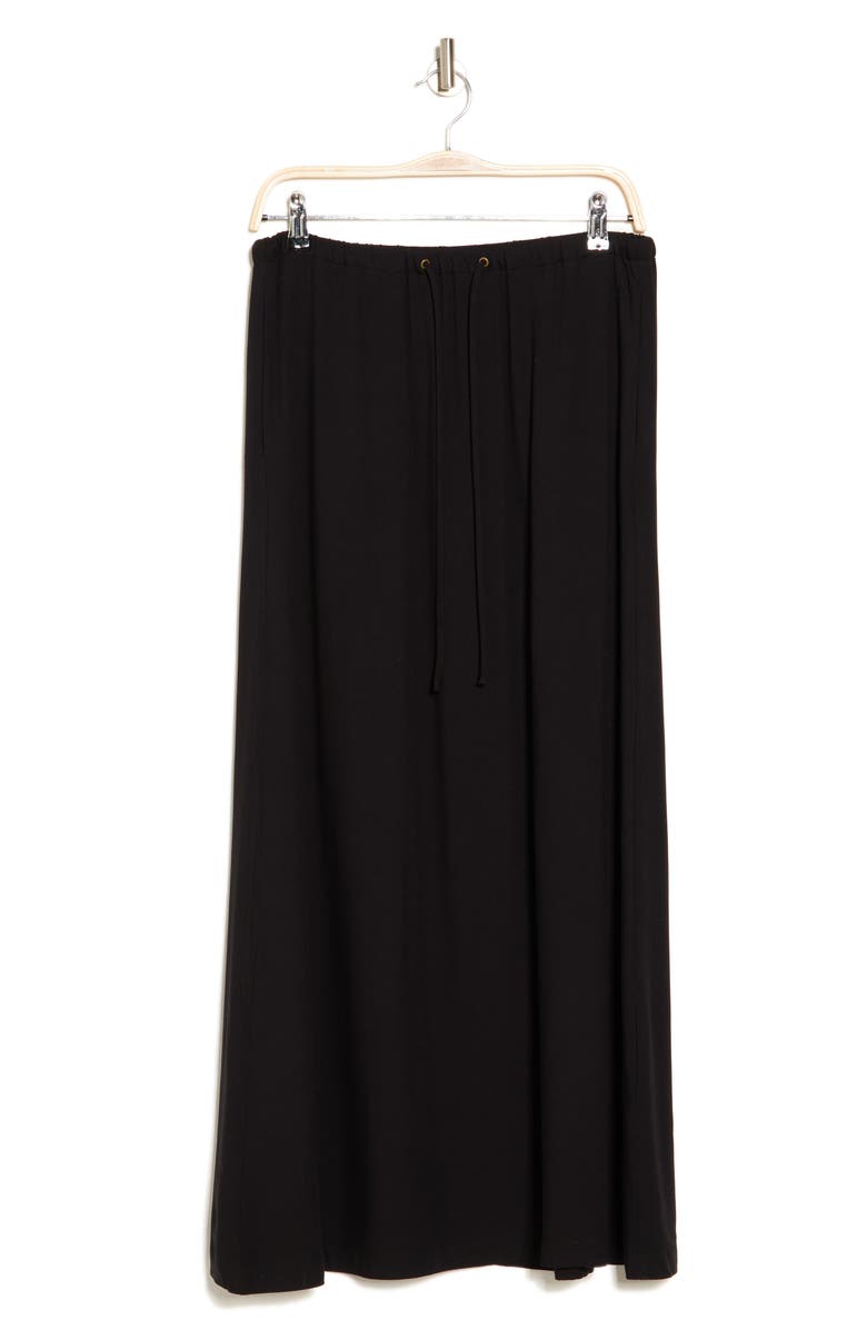 Melrose and Market Drawstring Trumpet Skirt, Alternate, color, Black