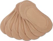 MeMoi Fine Edge 7-Pack Stretch Cotton Liner Socks