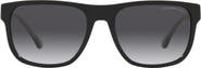 Emporio Armani 56mm Pillow Sunglasses