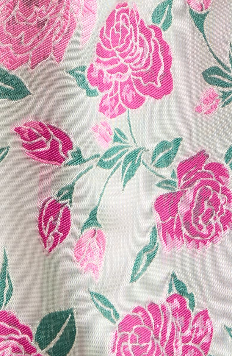 SUGARLIPS Dionne Floral Jacquard Midi Dress, Alternate, color, 