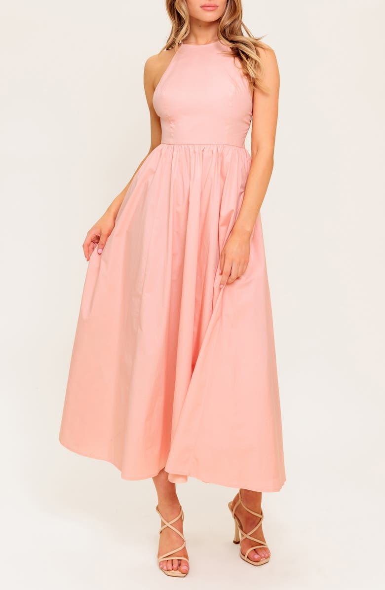 Cross Back Midi Dress