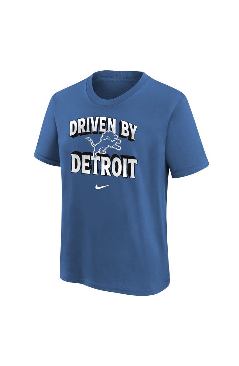 Nike Youth Nike Blue Detroit Lions Driven By Detroit Local T-Shirt, Alternate, color,