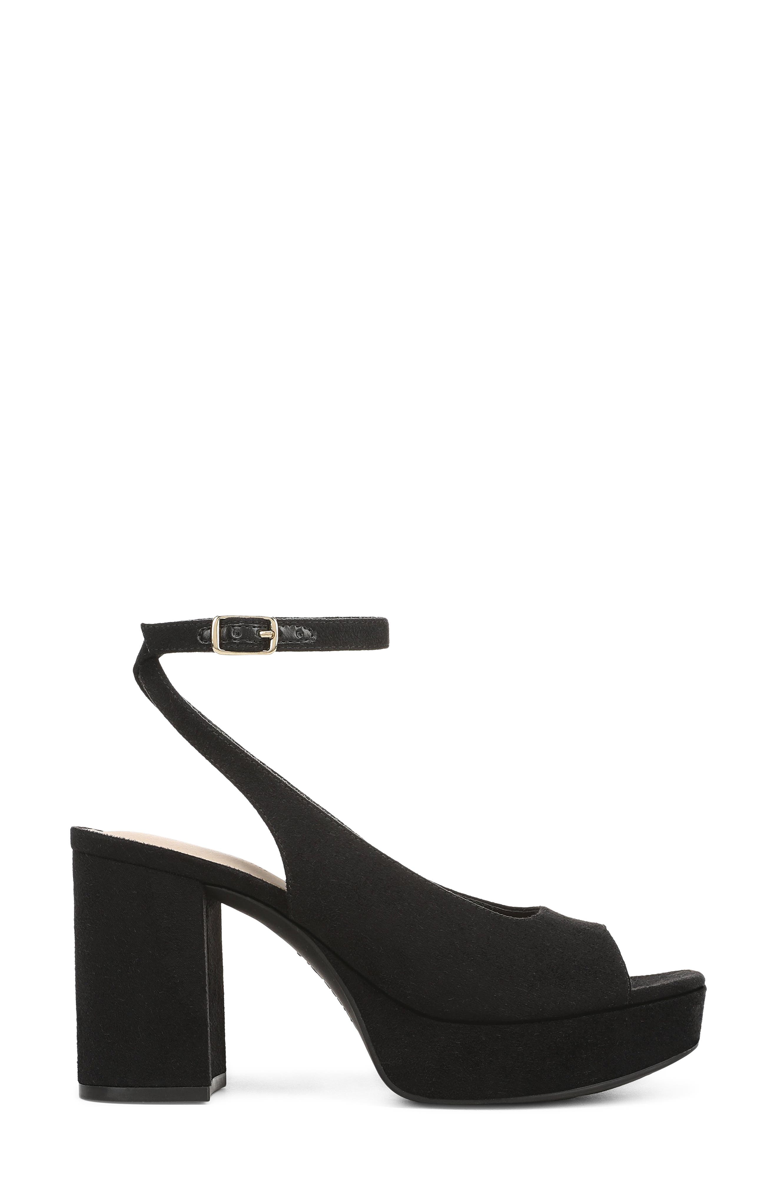 LifeStride Aliyah Ankle Strap Platform Sandal, Alternate, color, Black