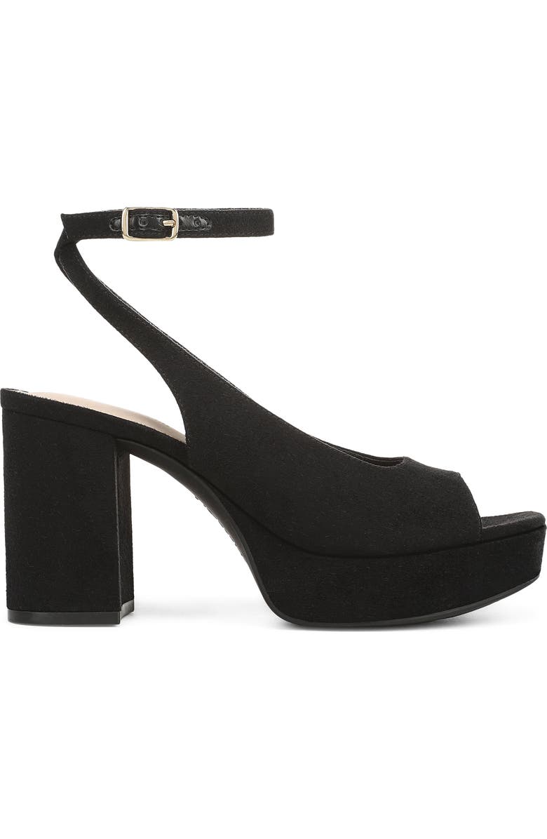 LifeStride Aliyah Ankle Strap Platform Sandal, Alternate, color, Black