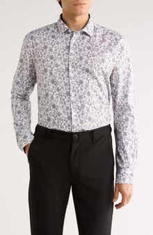 SOUL OF LONDON Stretch Cotton Sport Shirt