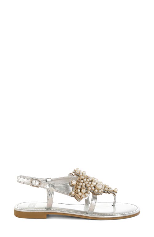 Rag & Co Opazie Faux Pearl Sandal
