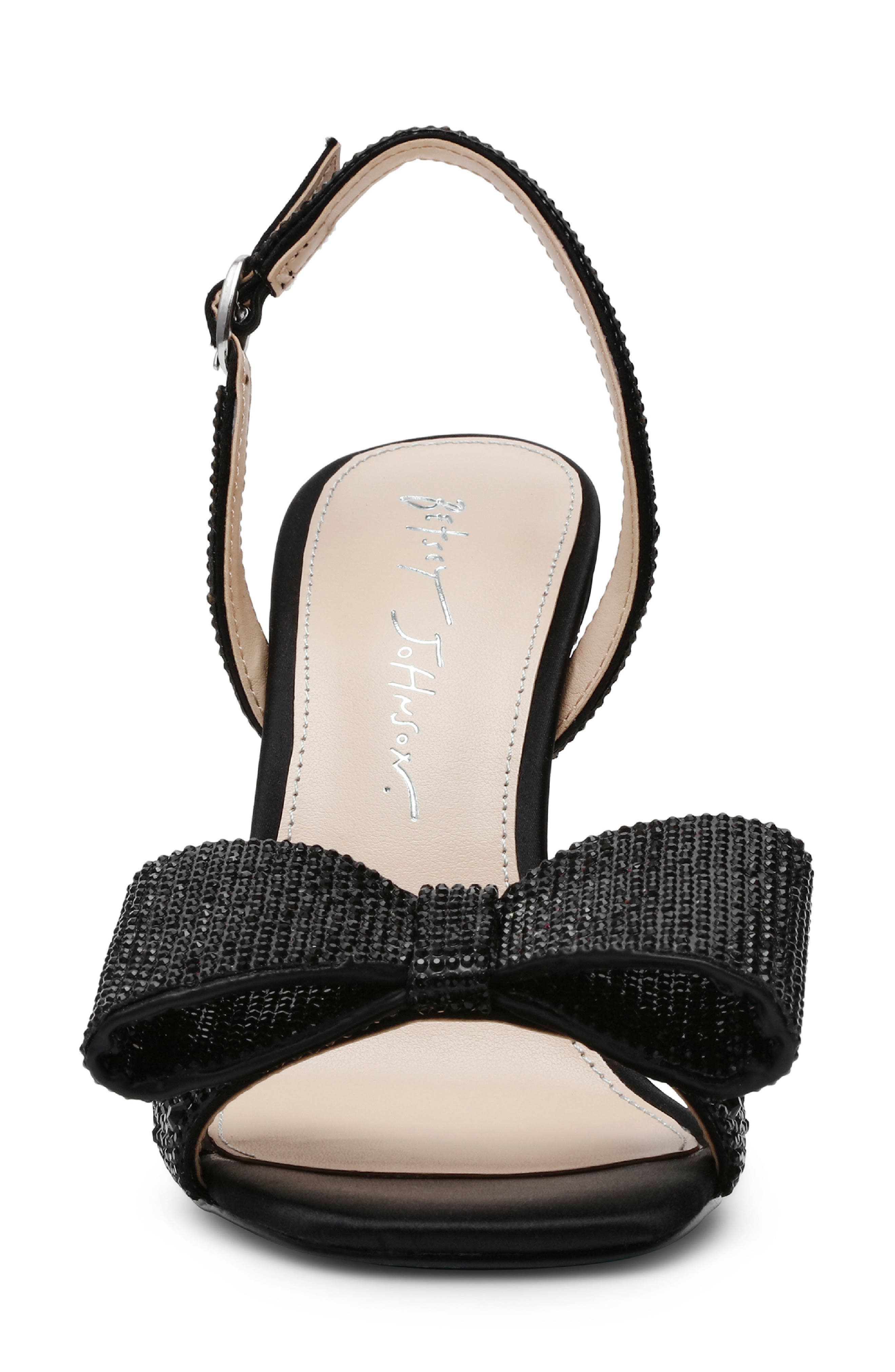 Betsey Johnson Joel Slingback Bow Sandal, Alternate, color, 