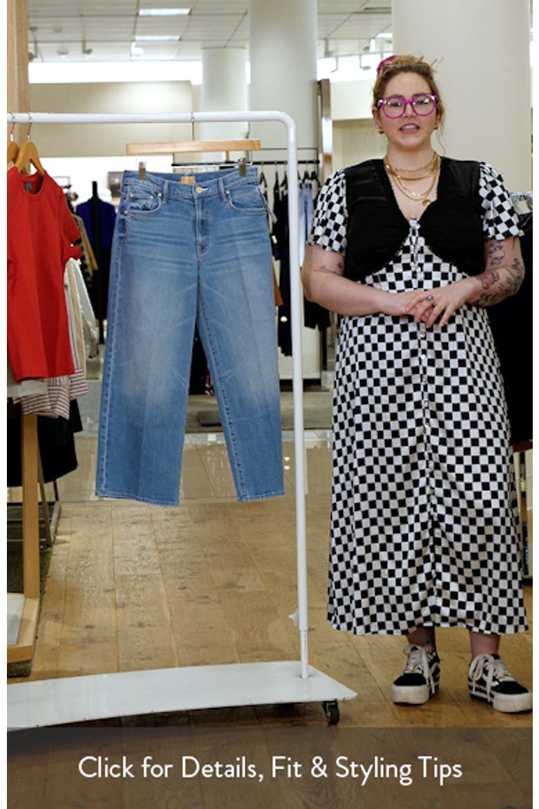 Lil' Maven Mid Rise Ankle Wide Leg Jeans video