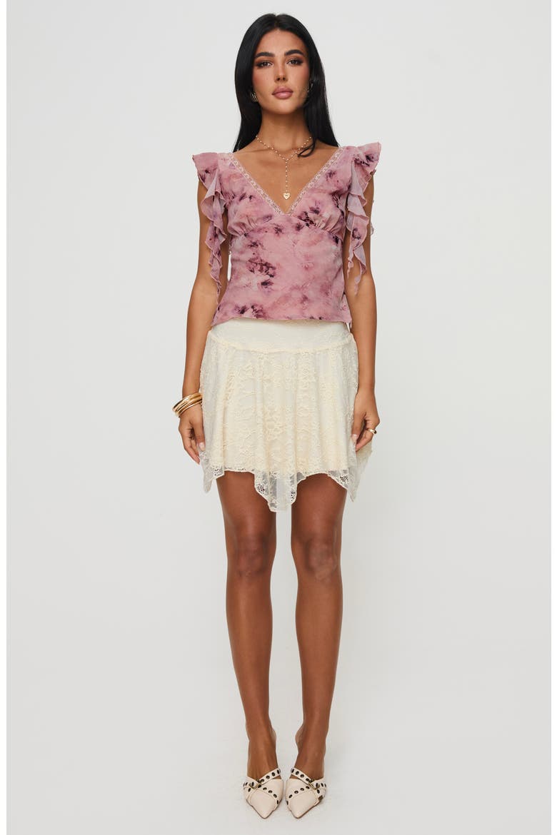 Miztry Ruffle Top, Alternate, color, PINK