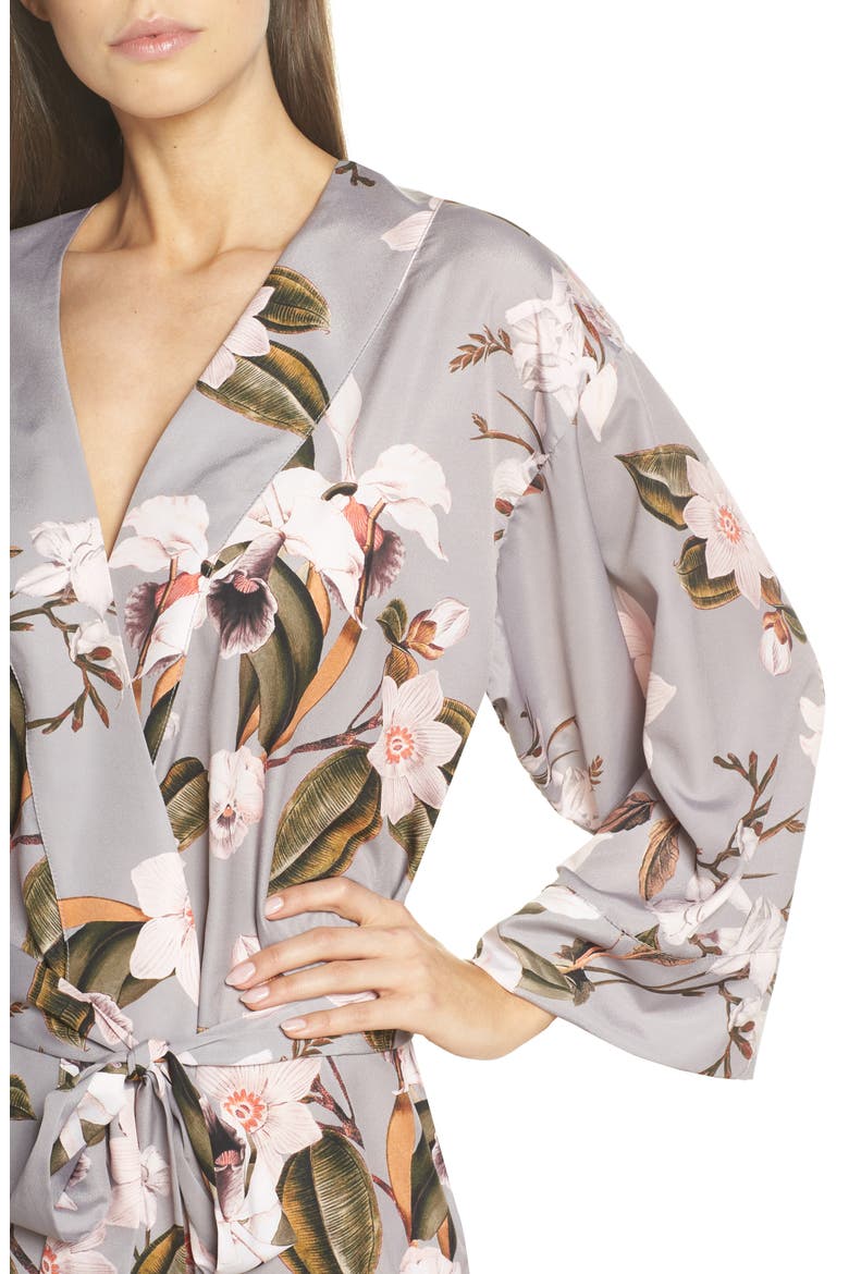 Isabella High/Low Robe, Alternate, color, VIOLET FLORAL