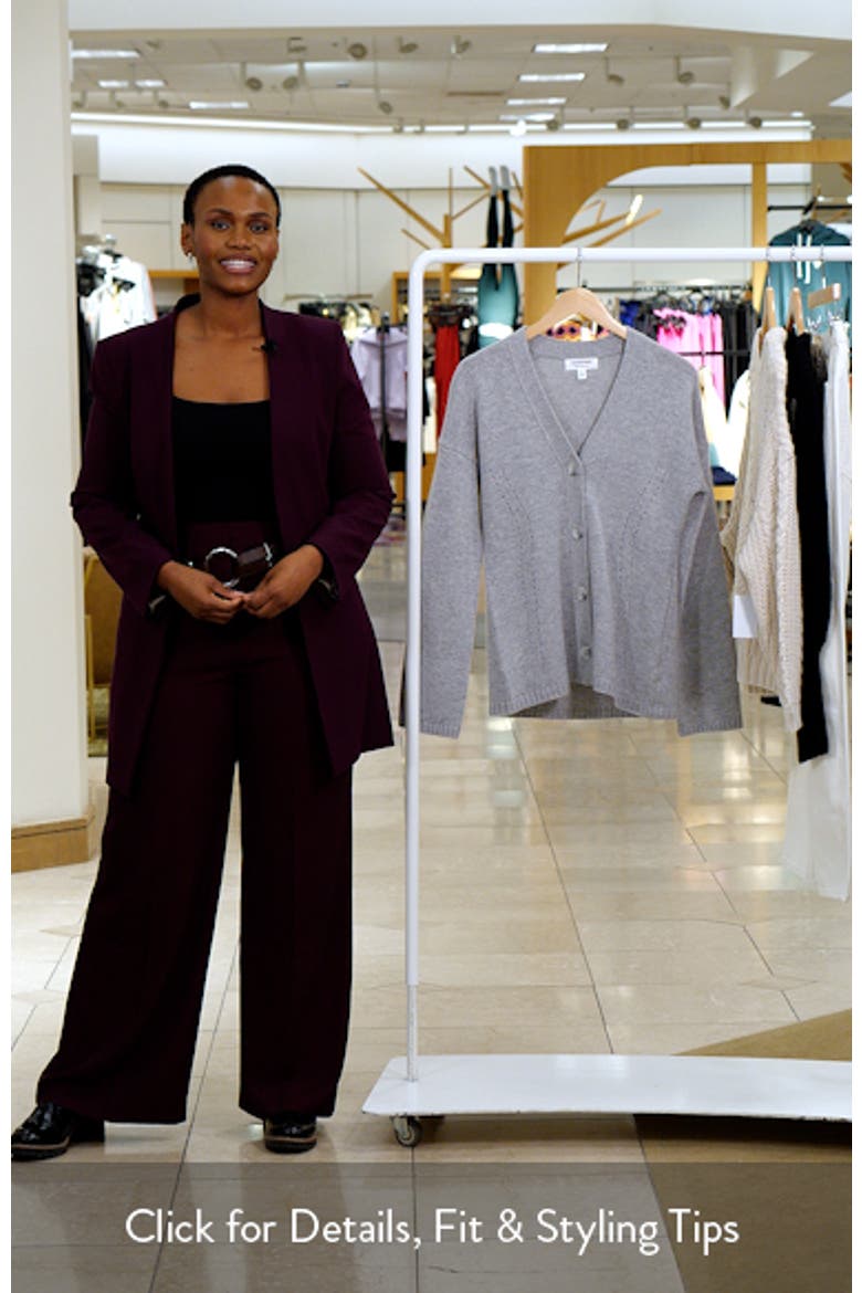 Wool & Cashmere Cardigan video