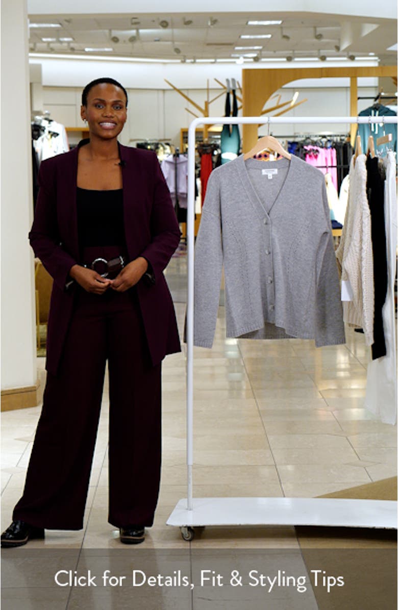 Wool & Cashmere Cardigan, sales video thumbnail