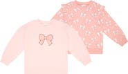 Petit Lem’s Mini Threads Kids' 2-Pack Sweatshirts