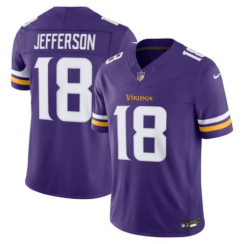 Men's Nike Justin Jefferson Purple Minnesota Vikings Team Vapor F.U.S.E. Stitched Limited Jersey