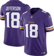 Nike Men's Nike Justin Jefferson Purple Minnesota Vikings Team Vapor F.U.S.E. Stitched Limited Jersey