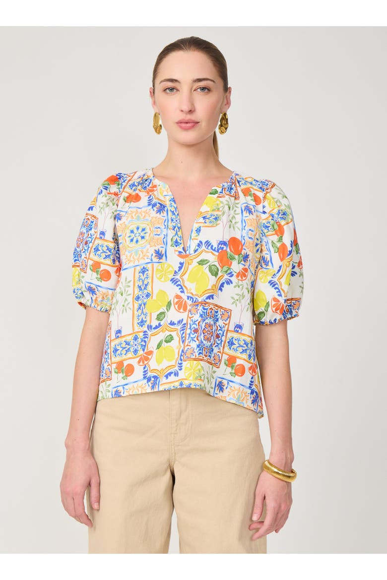Callie Blouse, Main, color, Naples print