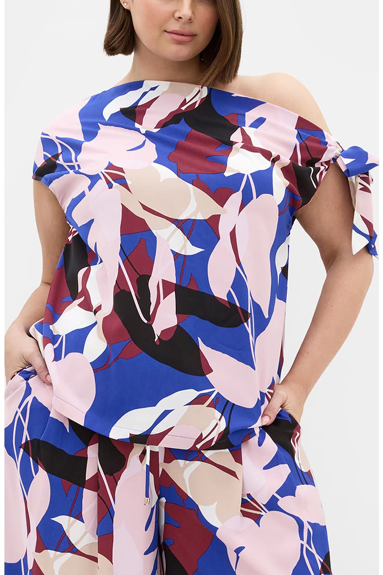 Wild Fern Off the Shoulder Top, Main, color, WILD FERN
