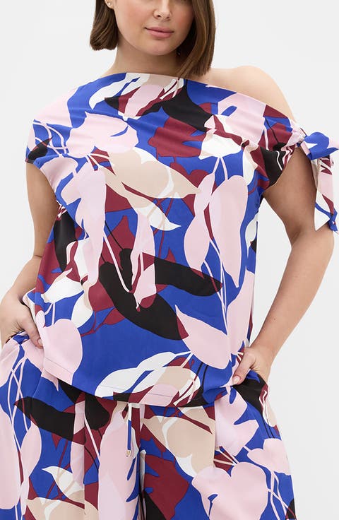 Wild Fern Off the Shoulder Top
