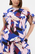 City Chic Wild Fern Off the Shoulder Top