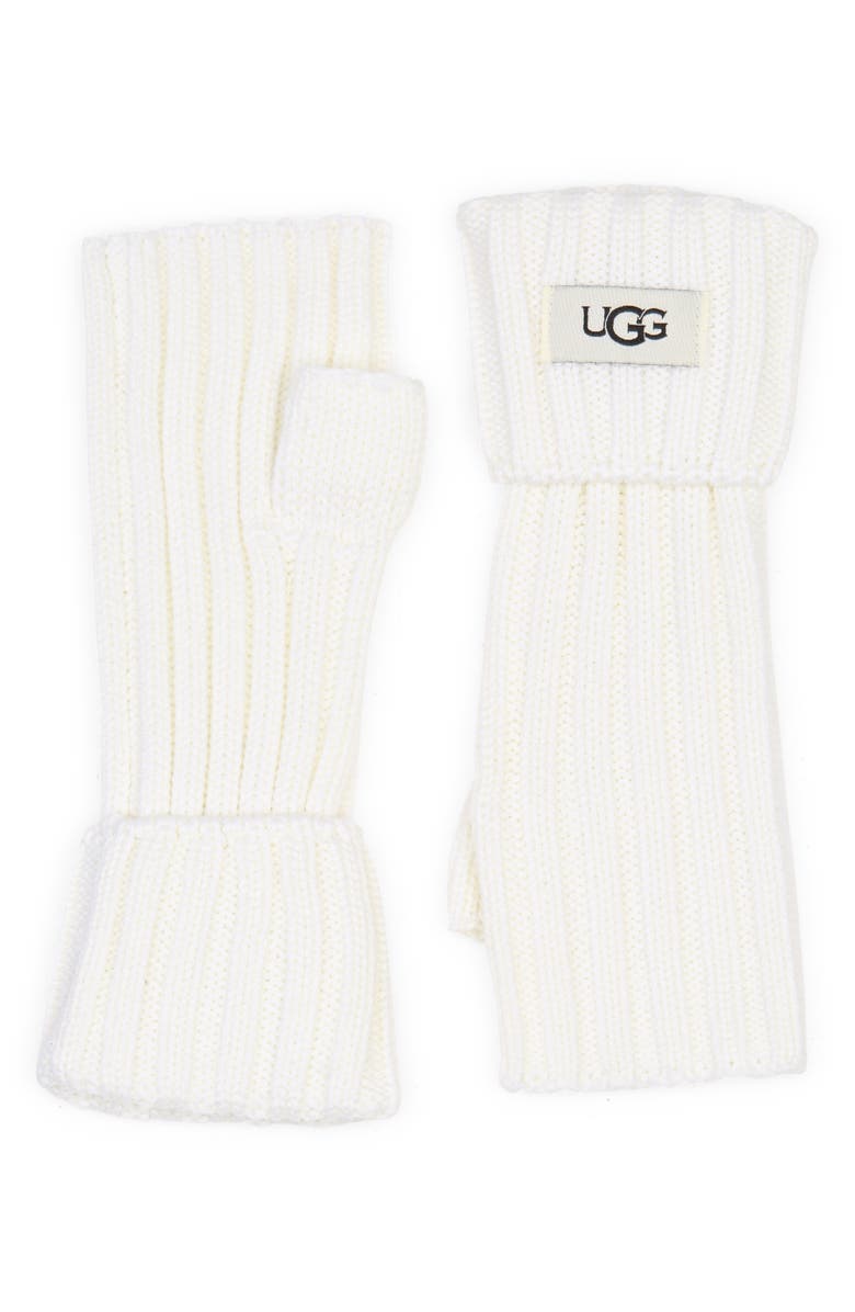 UGG<sup>®</sup> UGG Knit Boucle Armwarmer, Main, color, Ivory
