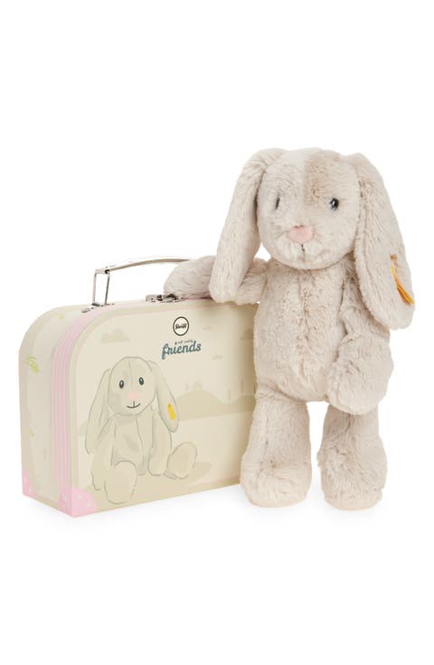 Hoppie Rabbit Stuffed Animal & Suitcase