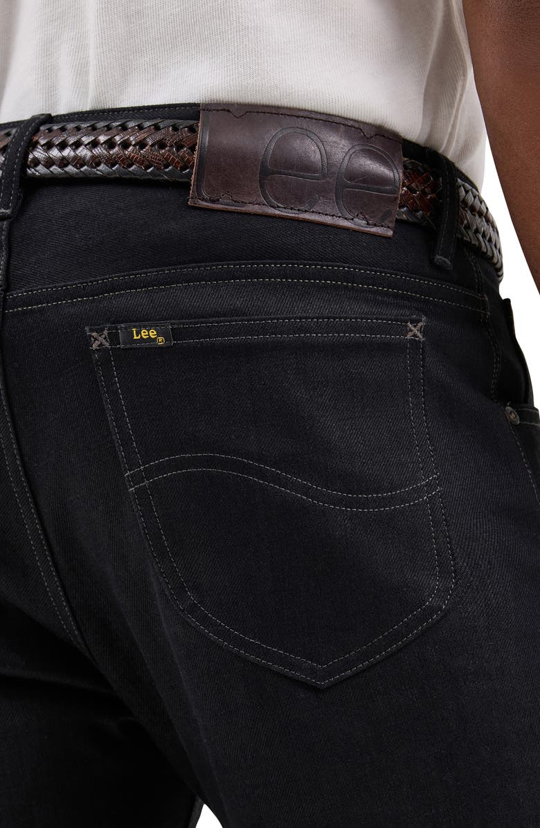 Lee 101 Rider Original Slim Fit Jeans, Alternate, color, Dry Black