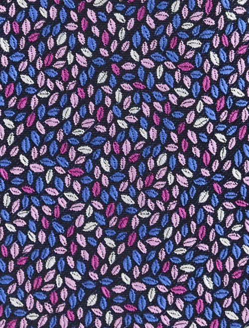 Synrgy By Dxl Big & Tall Summer Leaves Tie In Fuchsia