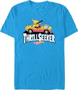 Hot Wheels Men's Hot Wheels Thrill Seeker Logo  Graphic T-Shirt