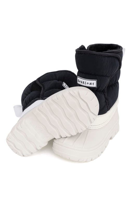 Roarsome Kids Snow Boots In Black
