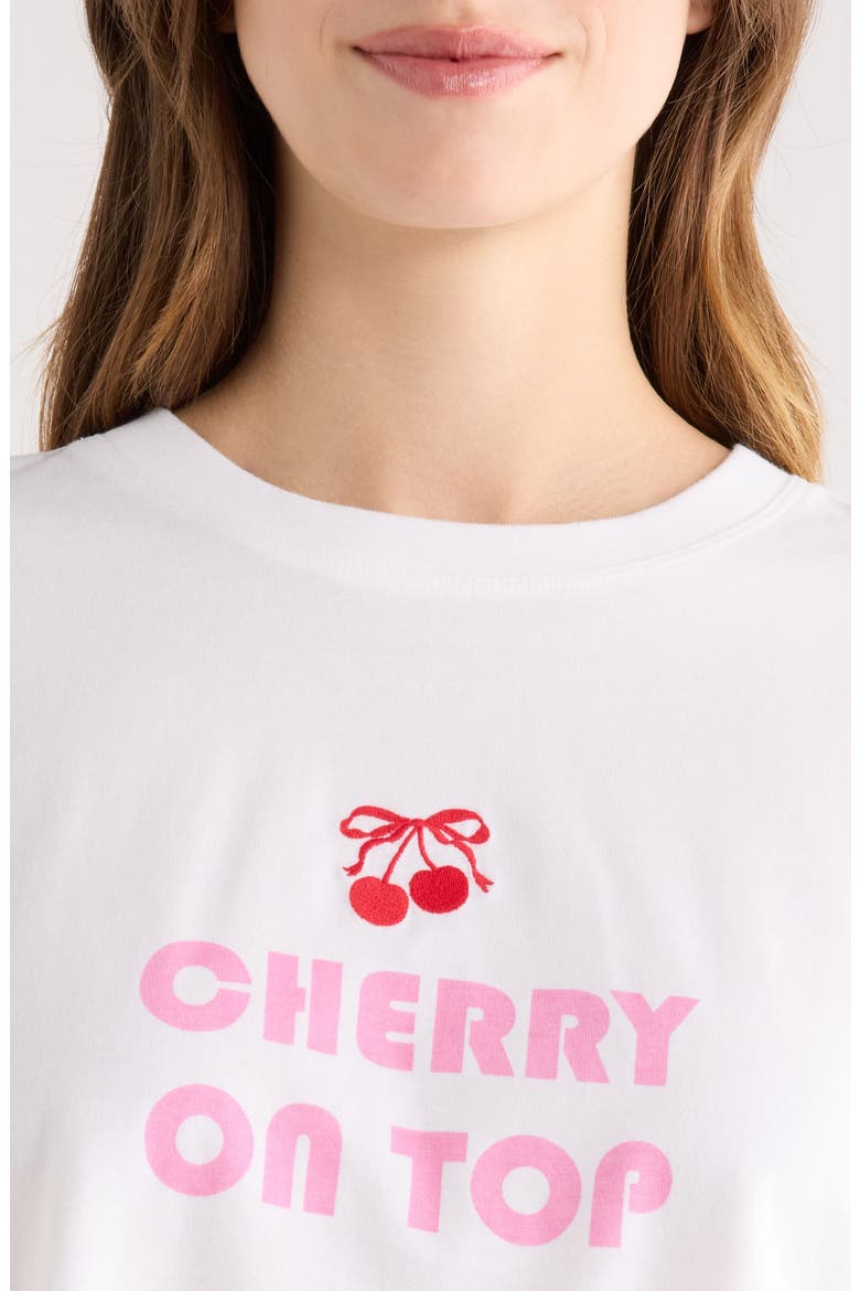 Boxy Crop Sleep T-Shirt (Women) | Nordstrom